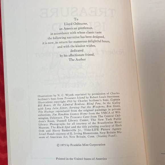 Treasure Island, RL Stevenson Vintage LeatherBound Limited Edition Book - Picture 9 of 10